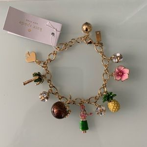 NWT Kate Spade Hawaii Charm Bracelet